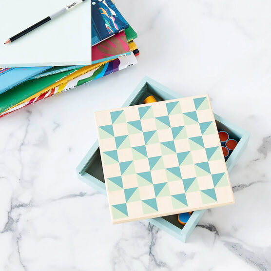 2-in 1 Chess & Checkers set